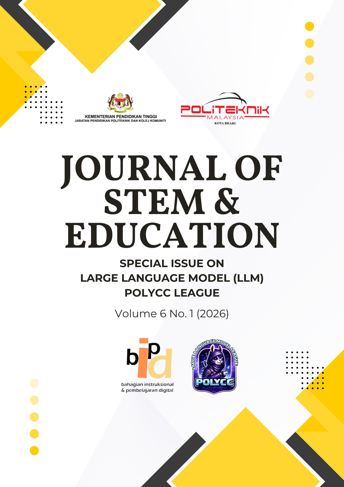 					View Vol. 6 No. 1 (2026): Special Issue on Large Language Model (LLM) POLYCC League
				
